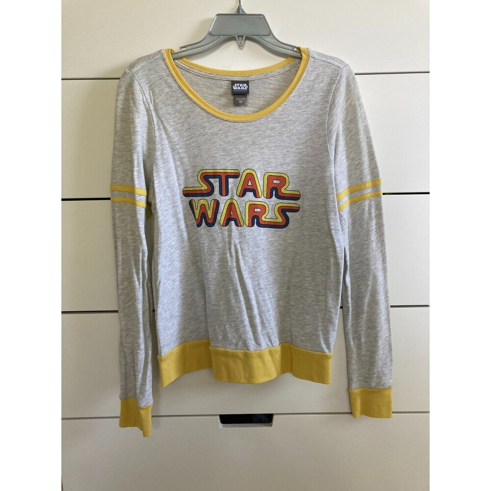 Disney Parks Her Universe Star Wars Retro Logo Long Sleeve Shirt Top Medium